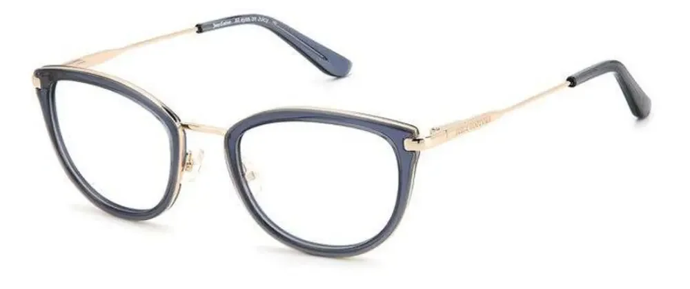 NEW Juicy Couture JU 226/G Rectangle Grey And Gold Eyeglasses